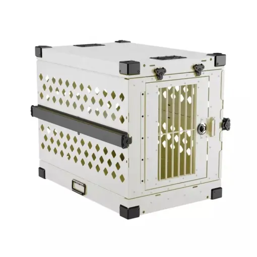 MyDog white aluminum collapsible dog kennel
