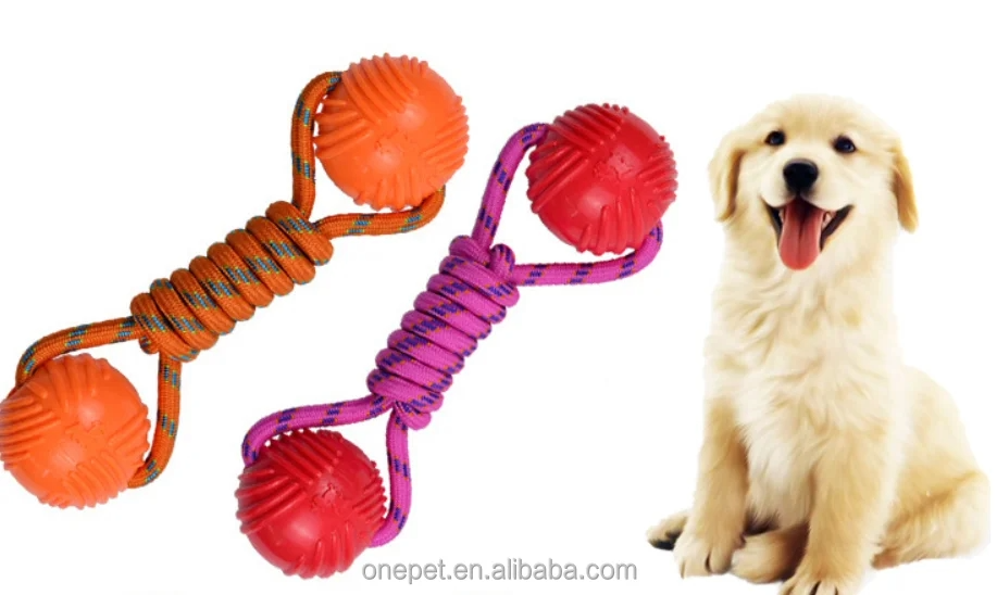 MyDog rope ball dog toy, view 5