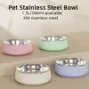 MyDog anti-splash stainless steel dog bowl, view 7