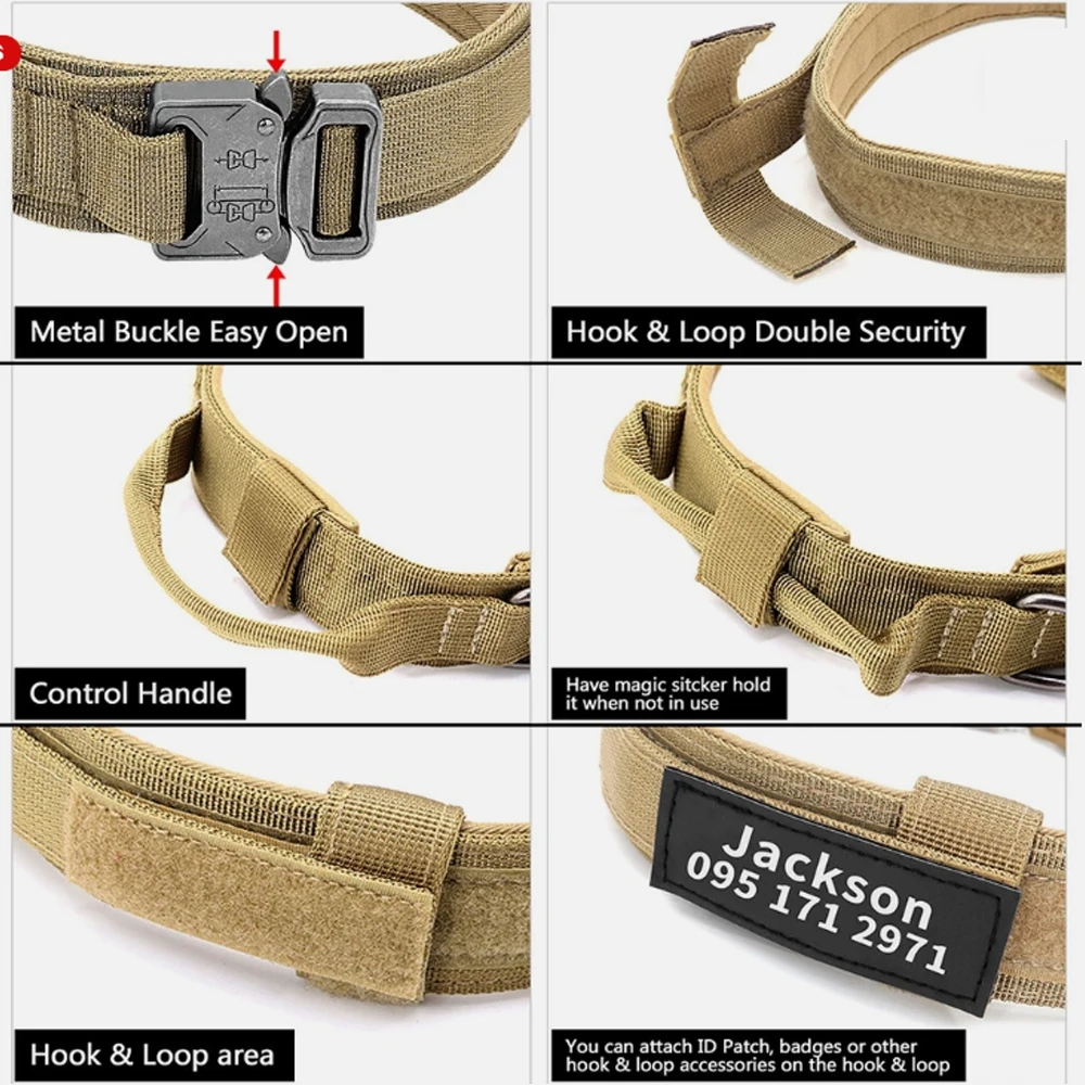 MyDog tactical dog collar, view 2