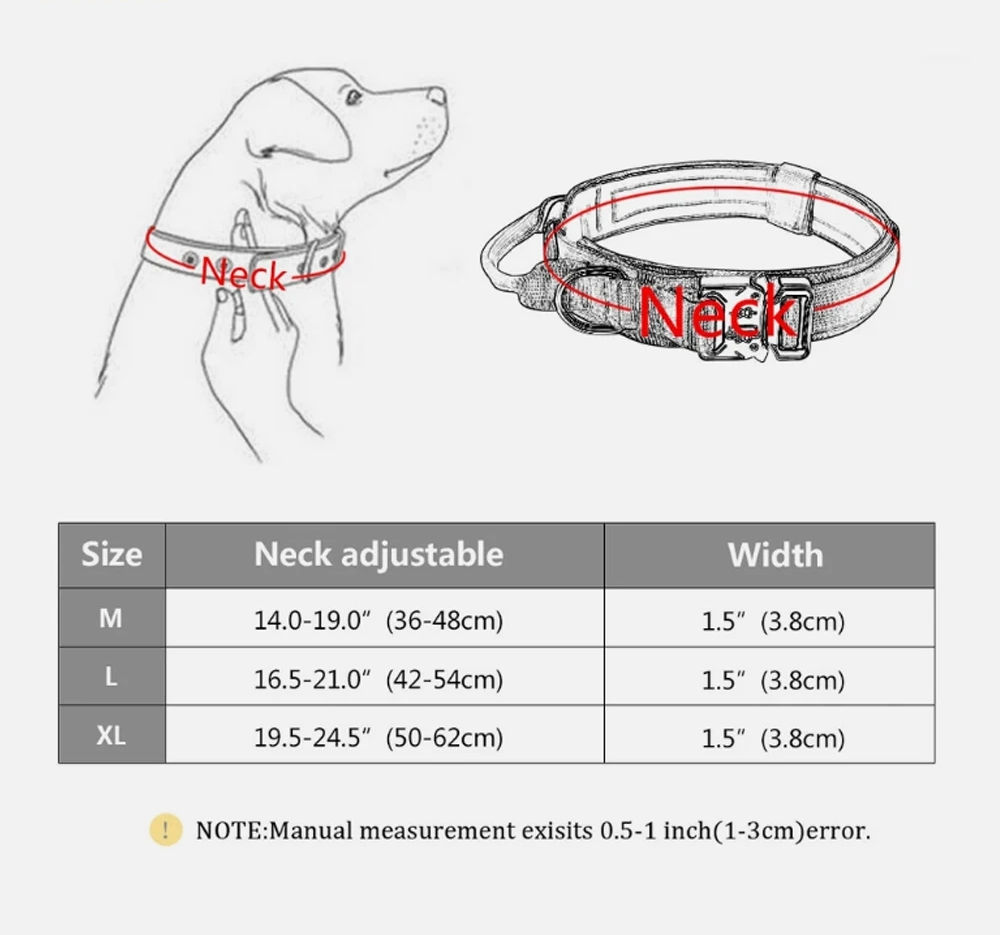MyDog tactical dog collar