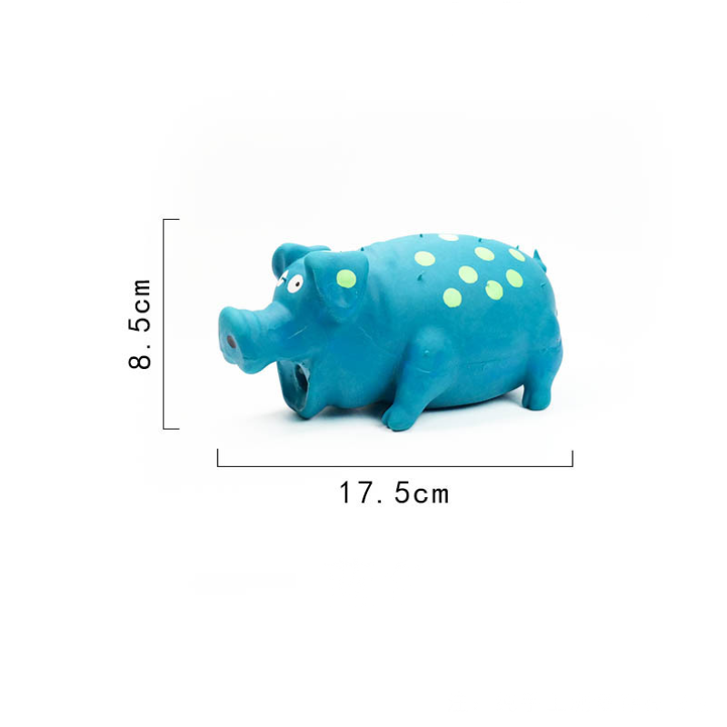 MyDog squeaky pig dog chew toy, view 2