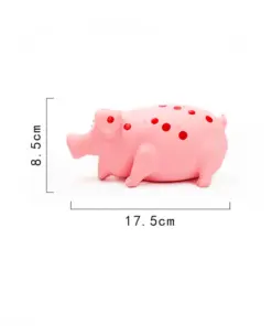 MyDog squeaky pig dog chew toy, view 3