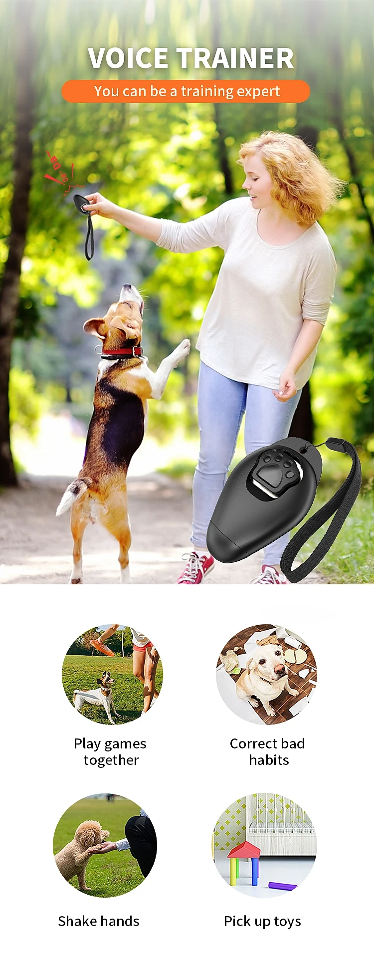 MyDog dog training clicker, view 6
