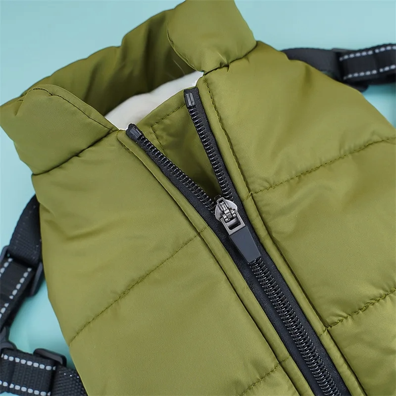 MyDog winter dog coat with built-in harness, view 7