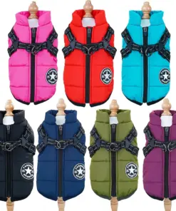 MyDog winter dog coat with built-in harness, view 14