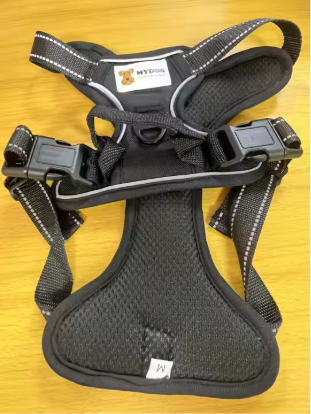 MyDog black no-pull dog harness