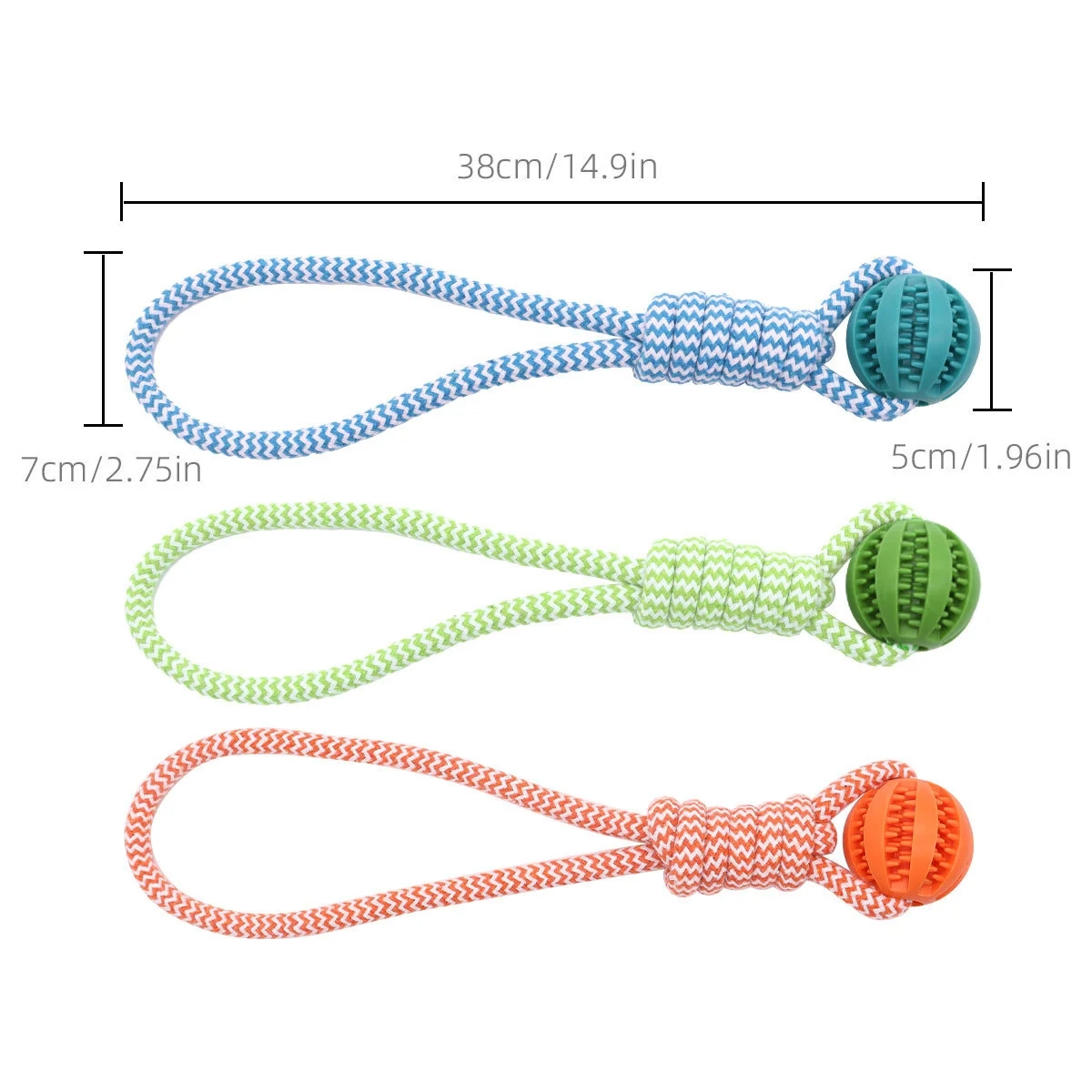 MyDog dog treat ball on a rope, view 4